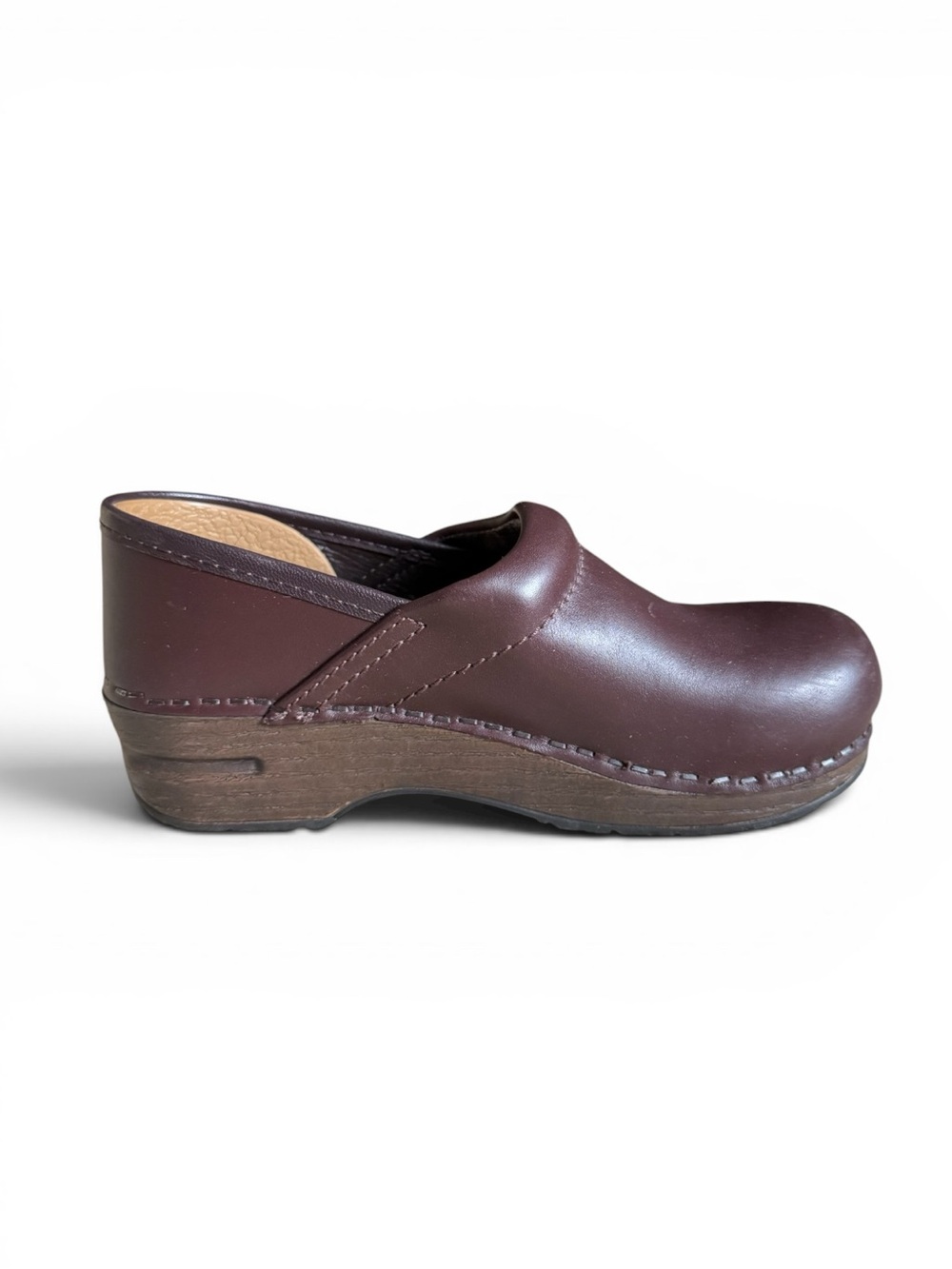 Dansko Kids Brown Leather Clogs Slip Resistant Shoes Girls EU 30 (US 1)